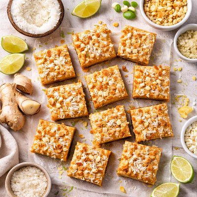 Image of Coconut Ginger Blondies