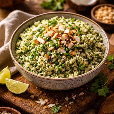 Image of Coconut Green Herb Rice