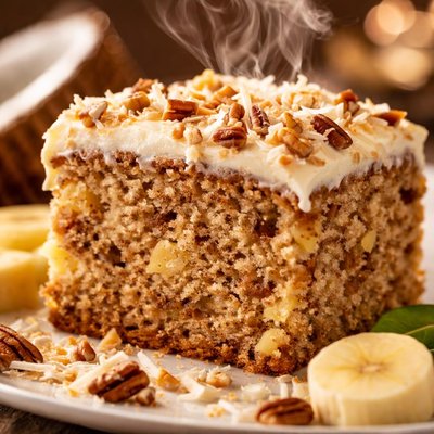 Image of Coconut Hummingbird Cake