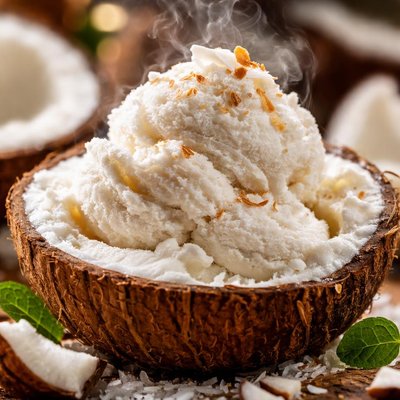 Image of Coconut Ice Cream Gelato