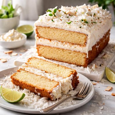 Image of Coconut Layered Pound Cake