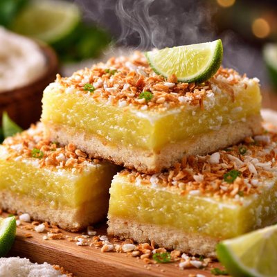 Image of Coconut Lime Curd Bars