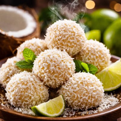 Image of Coconut Lime Thai Snowballs