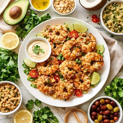 Image of Camarones con Coco, Macadamia y Whole30