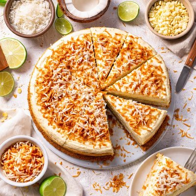 Image of Coconut Macaroon Cheesecake