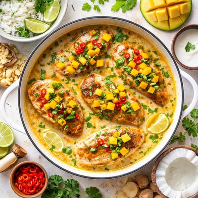 Image of Coconut Mango Chicken