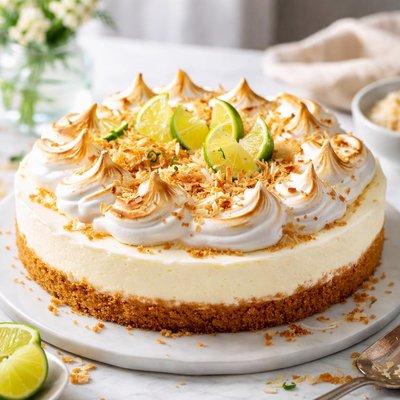 Image of Coconut Meringue Cheesecake