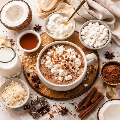 Image of Coconut Milk Hot Chocolate