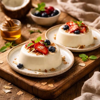 Image of Coconut Milk Panna Cotta