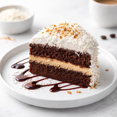 Image of Coconut Mocha Cake