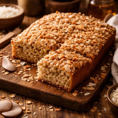 Image of Coconut Oatmeal Cake