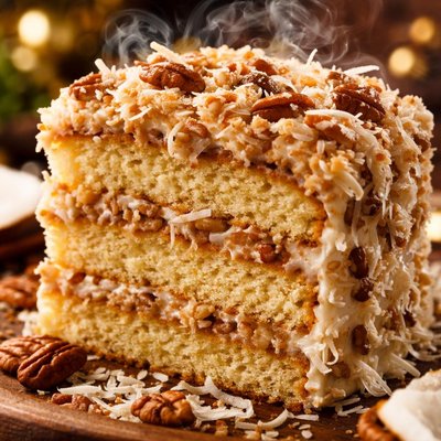 Image of Coconut Pecan Cake