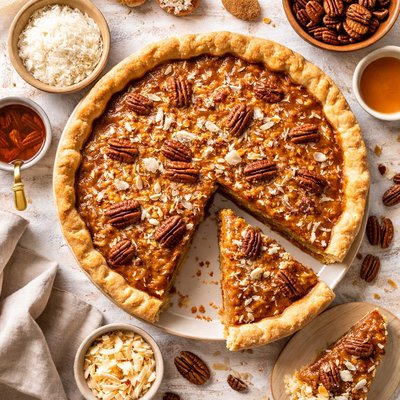 Image of Coconut Pecan Pie
