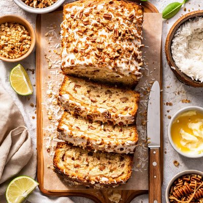 Image of Coconut Pecan Pound Cake