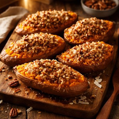 Image of Coconut Pecan Sweet Potatoes