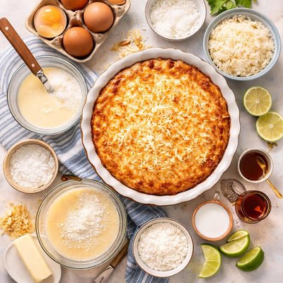 Image of Coconut Pie Makes Its Own Crust