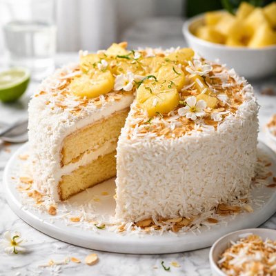 Image of Coconut Pineapple Cake
