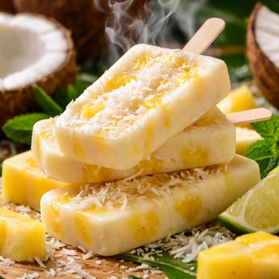 Image of Coconut Pineapple Pops