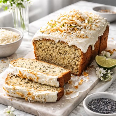 Image of Coconut Poppy Seed Cake