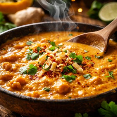 Image of Coconut Pumpkin and Ginger Pasta Sauce