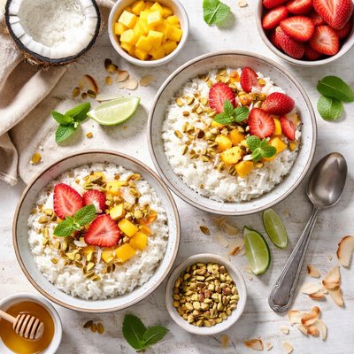 Image of Coconut Rice Dessert