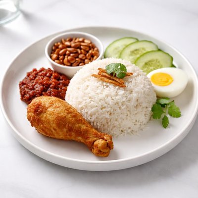 Image of Coconut Rice Nasi Lemak