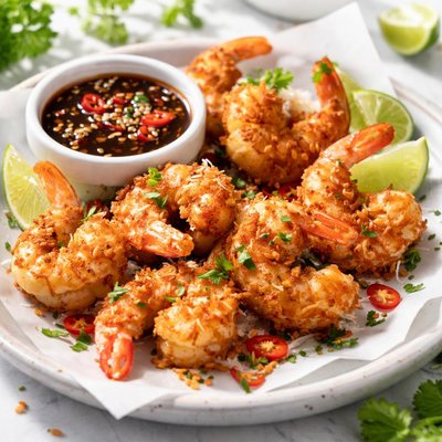 Image of Coconut Shrimp with Sweet Soy and Chili Dipping Sauce