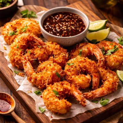 Image of Coconut Shrimp with Tamarind Ginger Sauce