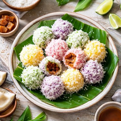 Image of Coconut Stuffed Rice Dumplings