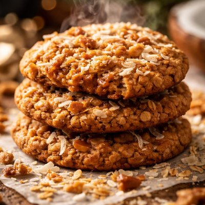 Image of Coconut Toffee Oatmeal Cookies