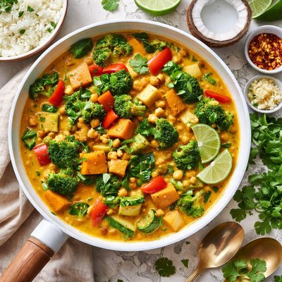 Image of Coconut Vegetable Curry Low Fat