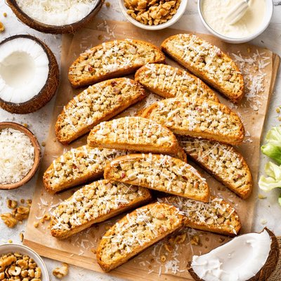 Image of Coconut Walnut Biscotti
