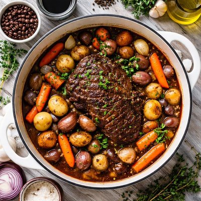 Image of Coffee and Vinegar Pot Roast