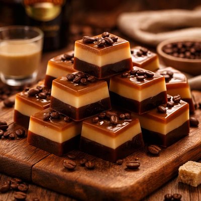 Image of Coffee Baileys Jello Cubes