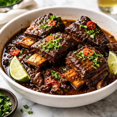 Image of Coffee Braised Short Ribs with Ancho Chile