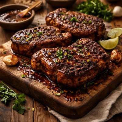 Image of Coffee Chipotle Pork Chops