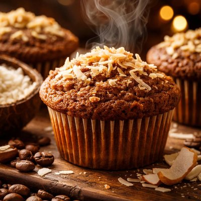 Image of Coffee Coconut Muffins