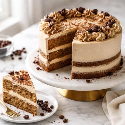 Image of Coffee Cream Layer Cake