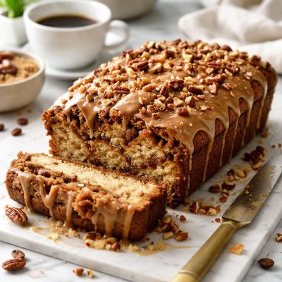 Image of Coffee Glazed Coffee Cake