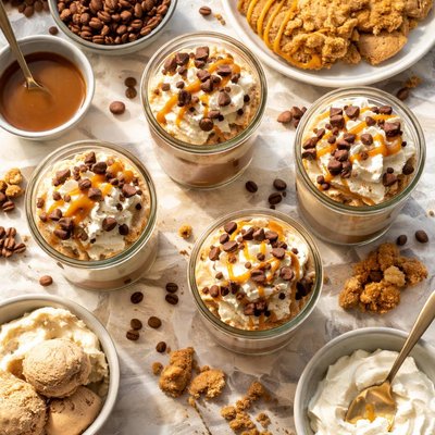 Image of Coffee Ice Cream and Cookie Parfaits