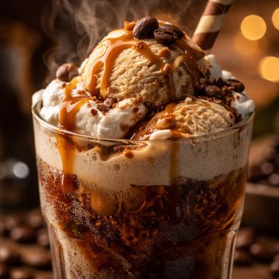 Image of Coffee Ice Cream Soda Hold the Soda