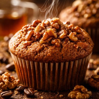 Image of Coffee Maple Walnut Muffins New Zealand