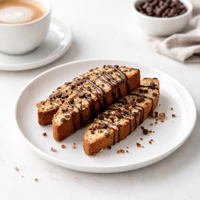 Image of Coffee Shop Style Easy Cake Mix Biscotti