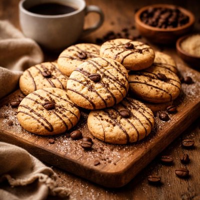 Image of Coffee Shortbread Cookies
