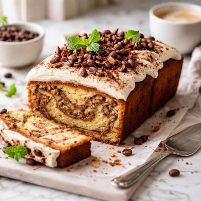 Image of Coffee Swirl Yogurt Cake