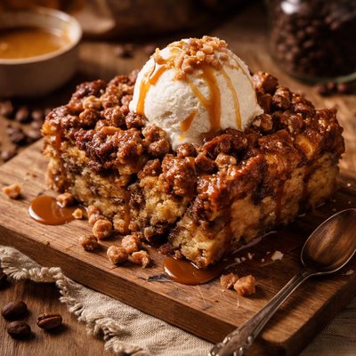 Image of Coffee Toffee Bread Pudding