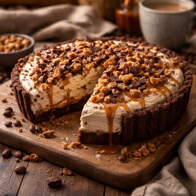 Image of Coffee Toffee Ice Cream Tart