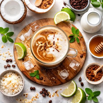 Image of Coffee with Coconut Milk