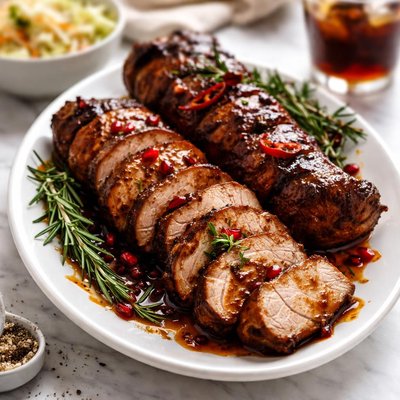 Image of Cola Glazed Pork Tenderloin