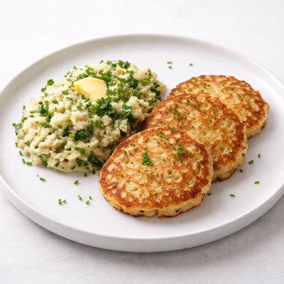 Image of Colcannon and Potato Pancakes